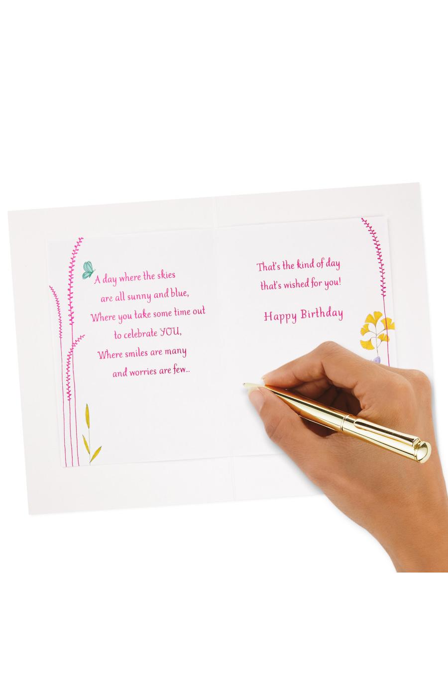 Hallmark Perfect Day for You Birthday Card - E17; image 4 of 7