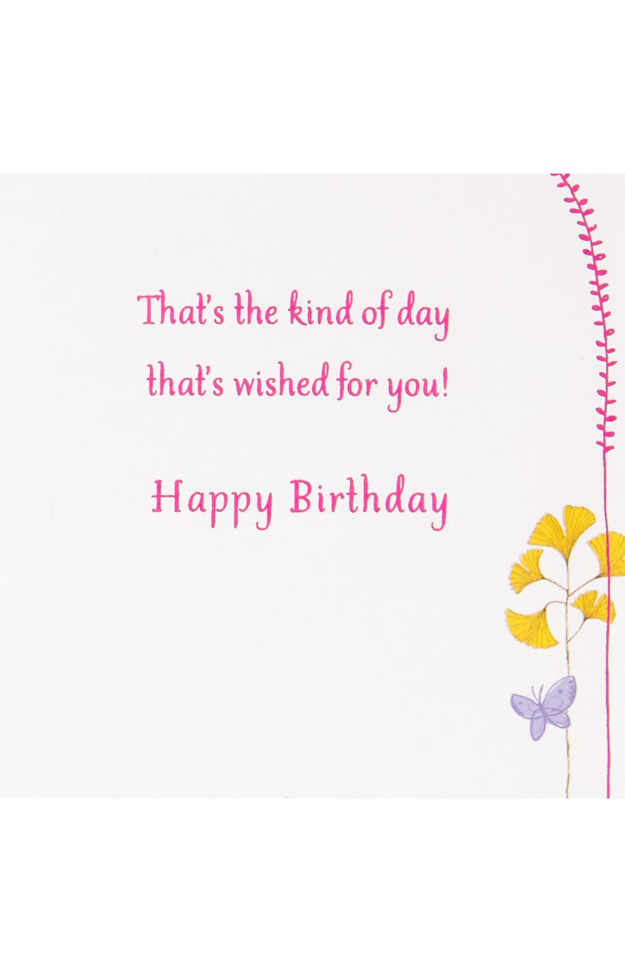 Hallmark Perfect Day for You Birthday Card - E17; image 7 of 7