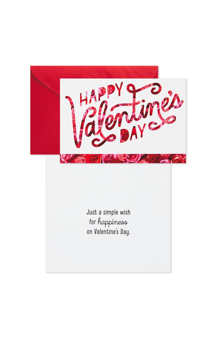 Hallmark Roses Valentine's Day Cards With Envelopes - S3, S1 - Shop 