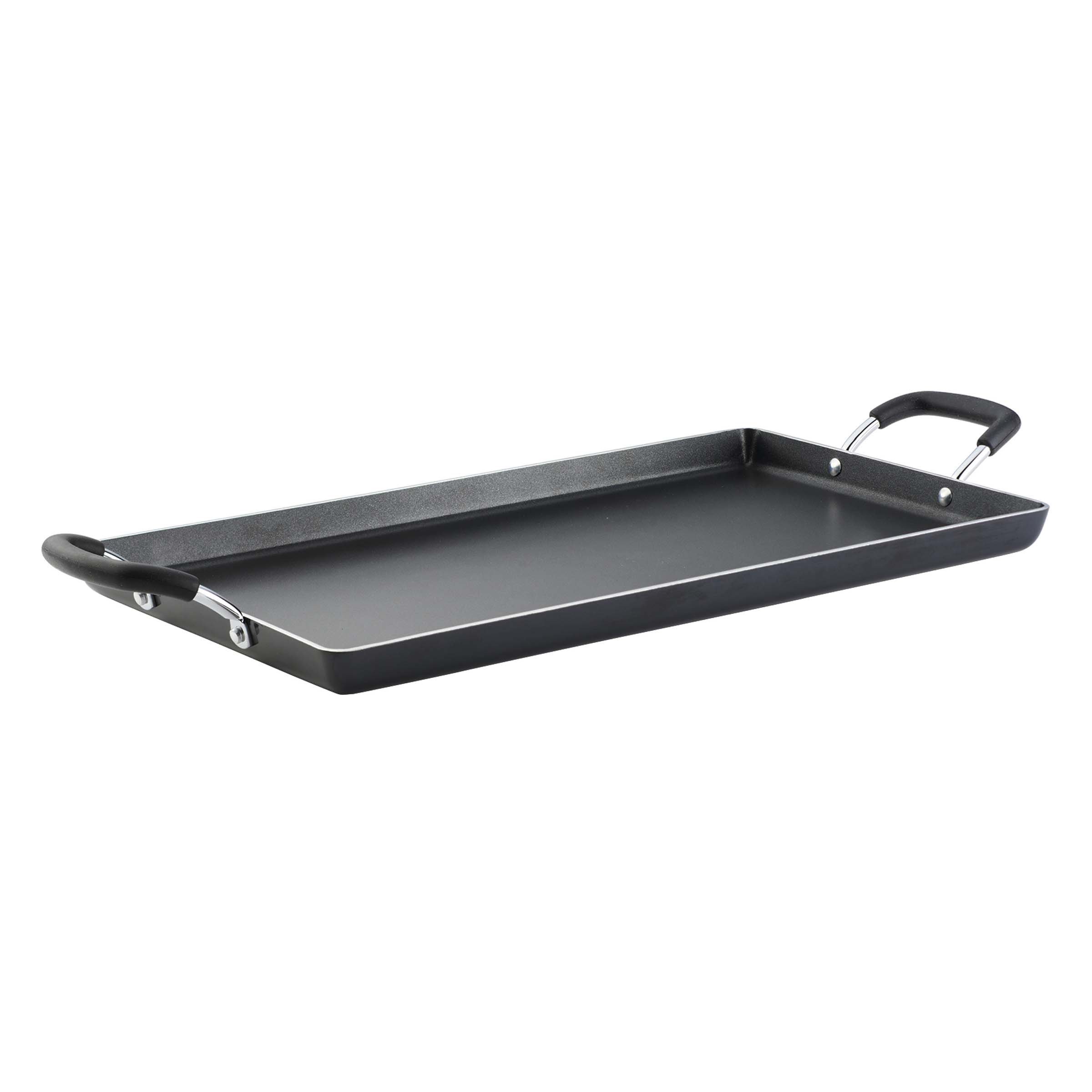 T-fal Double Burner Griddle, Nonstick, Black