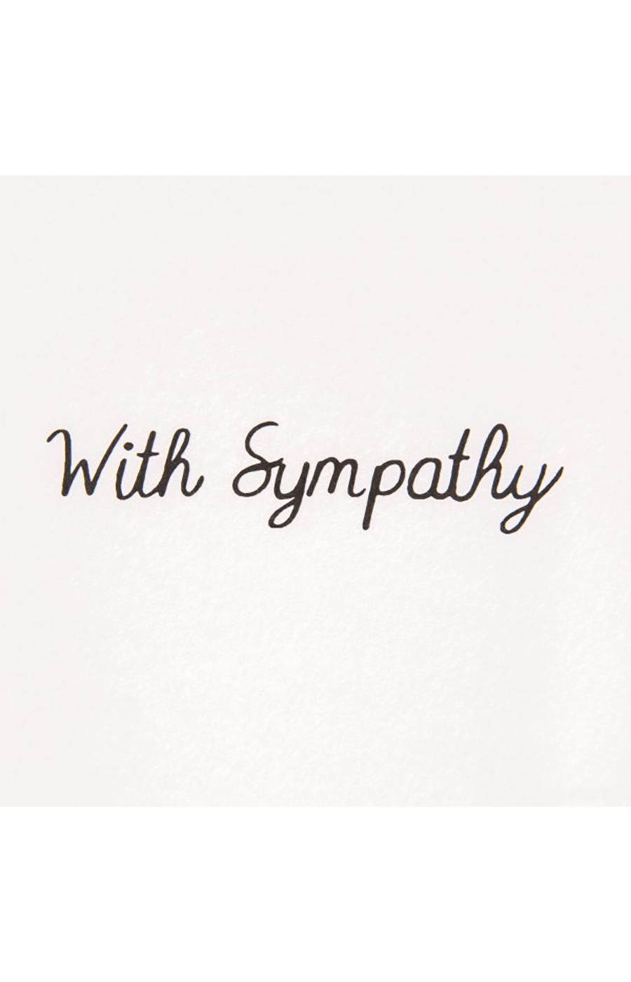 Hallmark Studio Ink Nothing Loved is Ever Lost Sympathy Card - E8; image 3 of 6