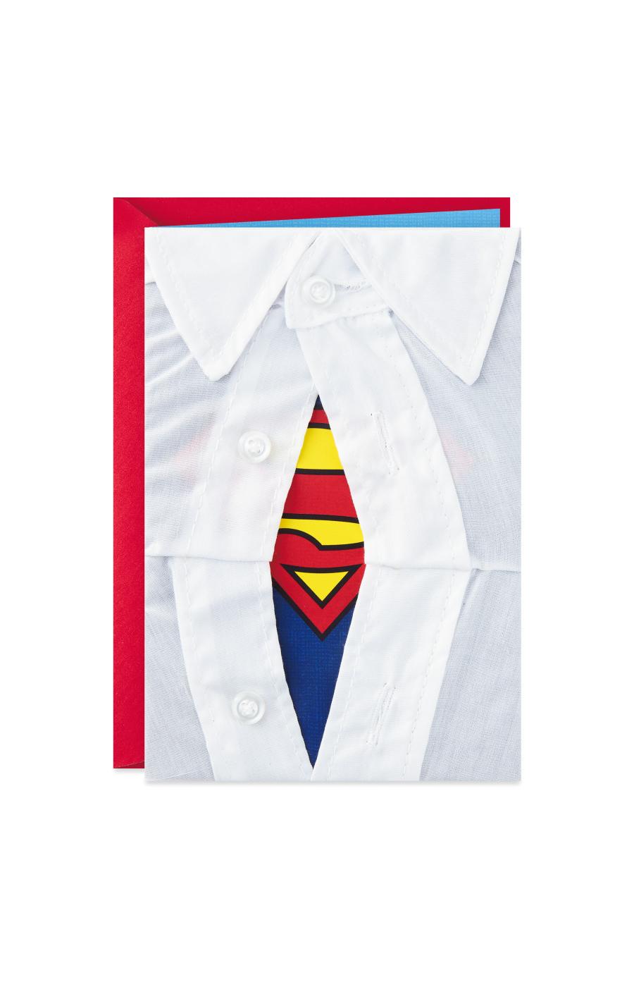 Hallmark Signature Superman Silhouette Birthday Card for Him - E45, E23; image 1 of 6