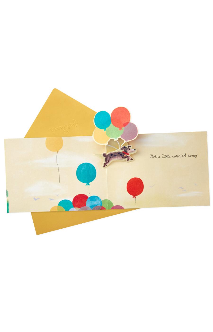 Hallmark Paper Wonder Carried Away Pop-Up 3D Birthday Card - E2; image 6 of 7