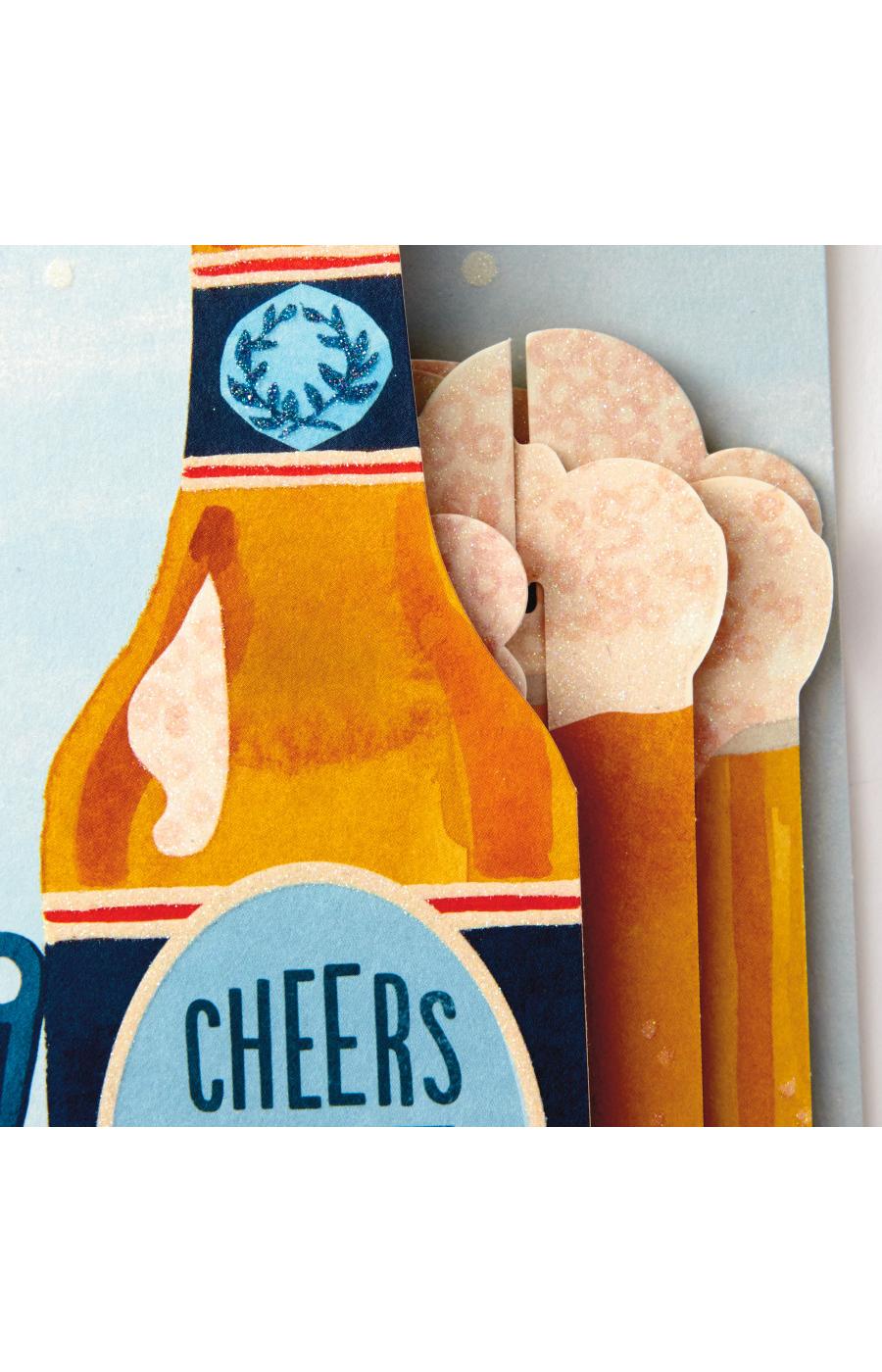 Hallmark Paper Wonder Beer Displayable Pop Up Birthday Card - E37; image 7 of 7
