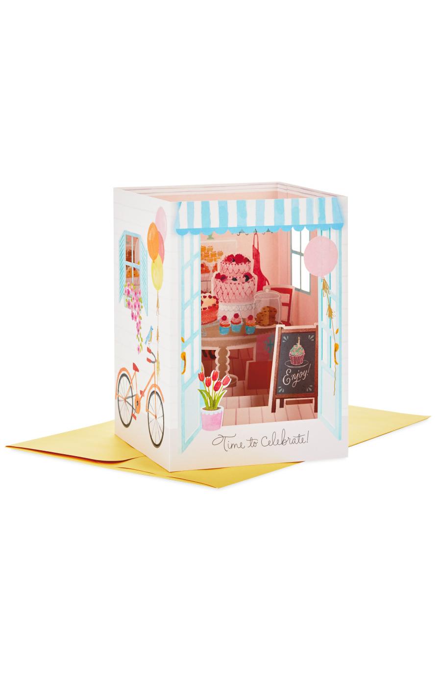 Hallmark Paper Wonder Displayable Pop Up Birthday Card for Her (Bakery) #E49; image 1 of 8