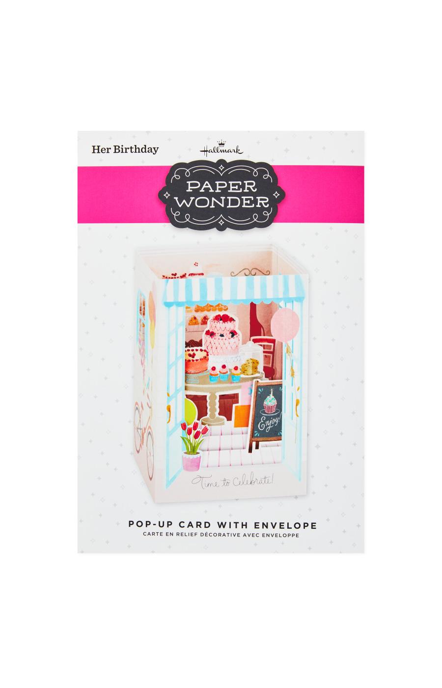 Hallmark Paper Wonder Displayable Pop Up Birthday Card for Her (Bakery) #E49; image 2 of 8