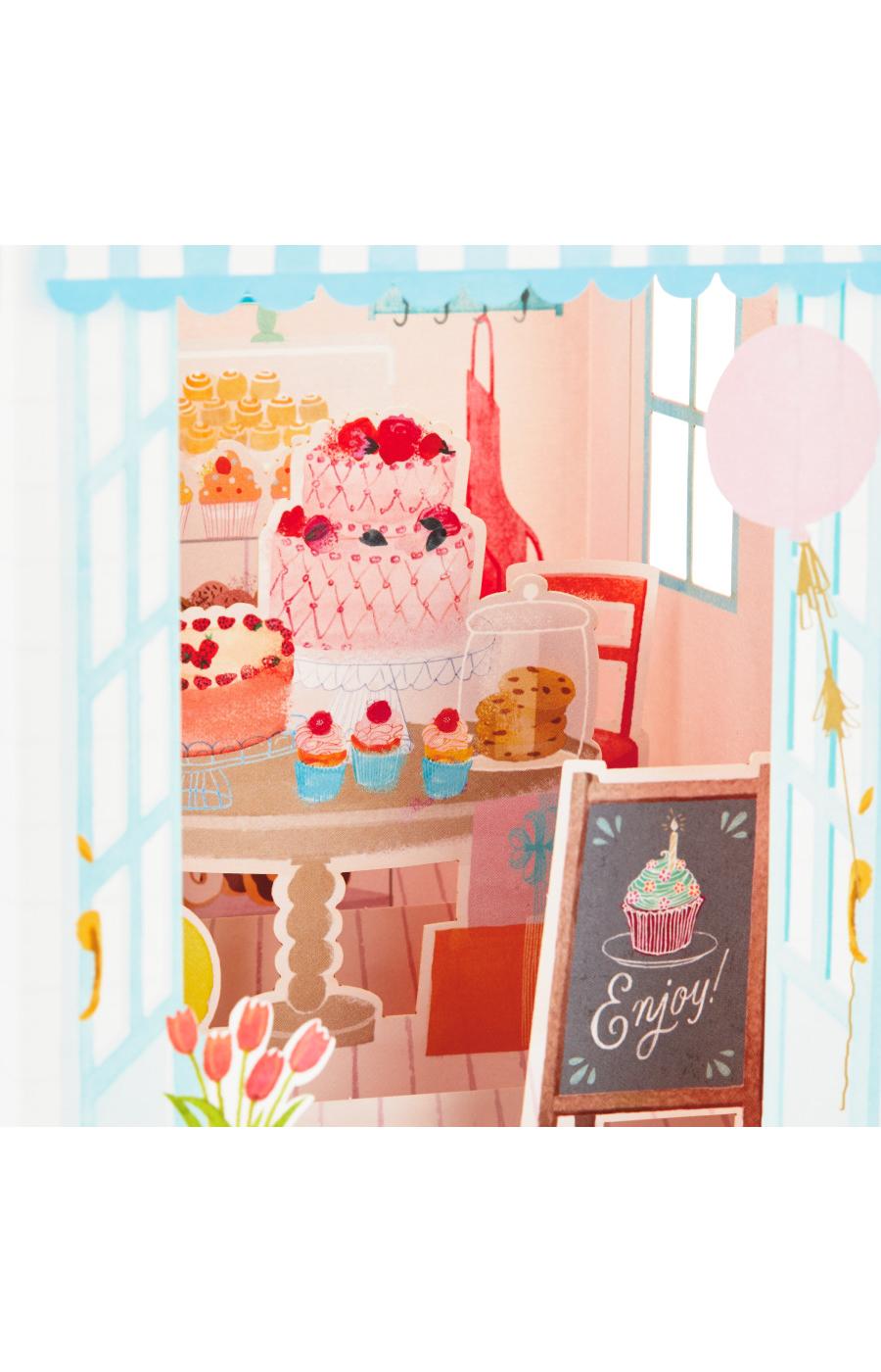 Hallmark Paper Wonder Displayable Pop Up Birthday Card for Her (Bakery) #E49; image 5 of 8