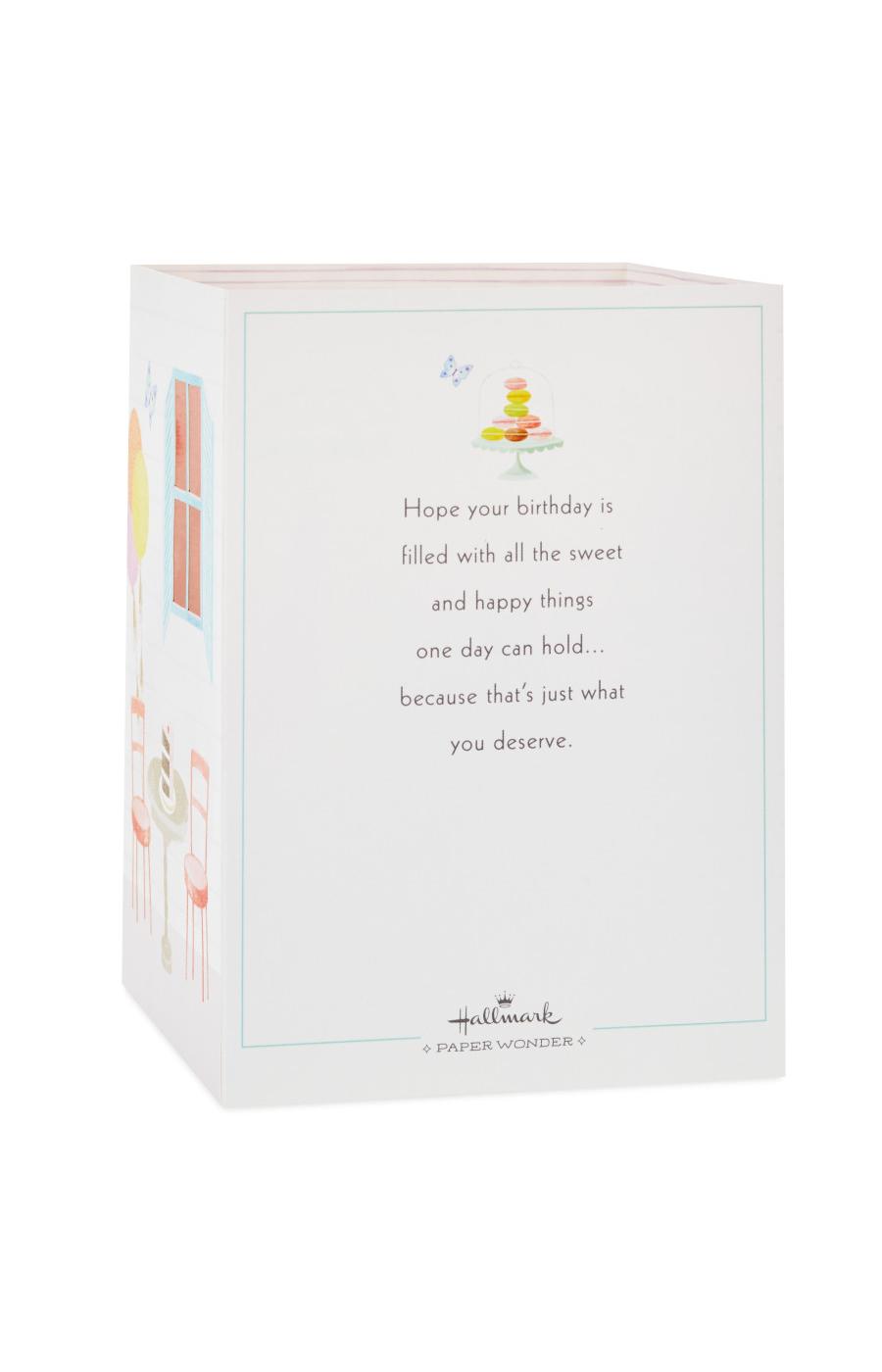 Hallmark Paper Wonder Displayable Pop Up Birthday Card for Her (Bakery) #E49; image 7 of 8