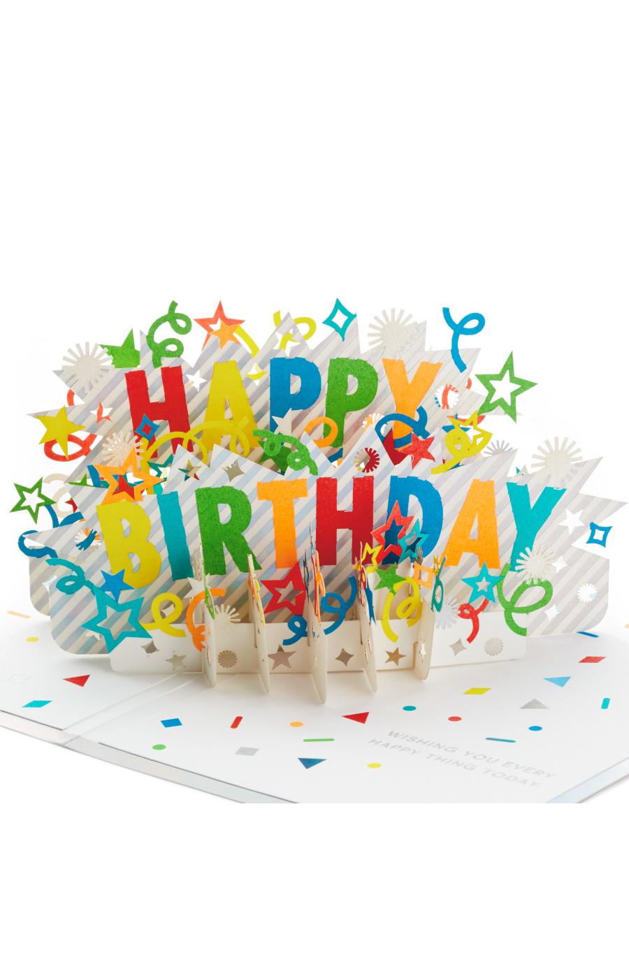 Hallmark Signature Every Happy Thing Pop-Up 3D Birthday Card - E43, E10; image 4 of 6
