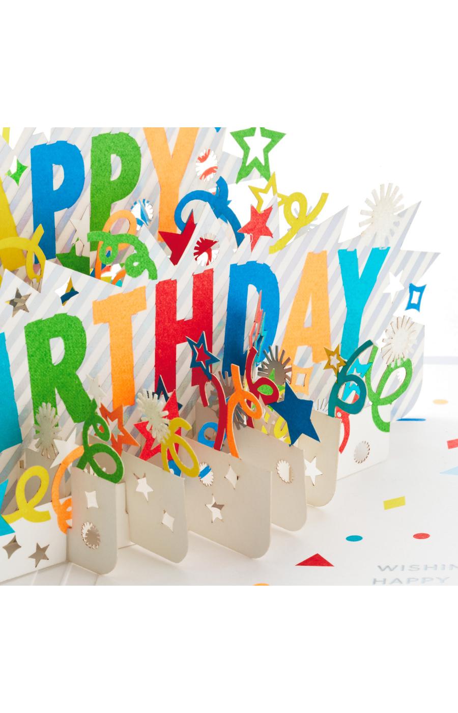 Hallmark Signature Every Happy Thing Pop-Up 3D Birthday Card - E43, E10; image 5 of 6