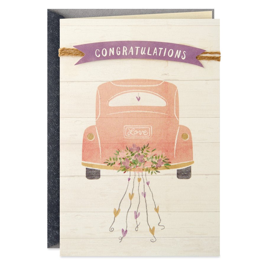Hallmark Enjoy the Journey Wedding Card, Bridal Shower Card, or