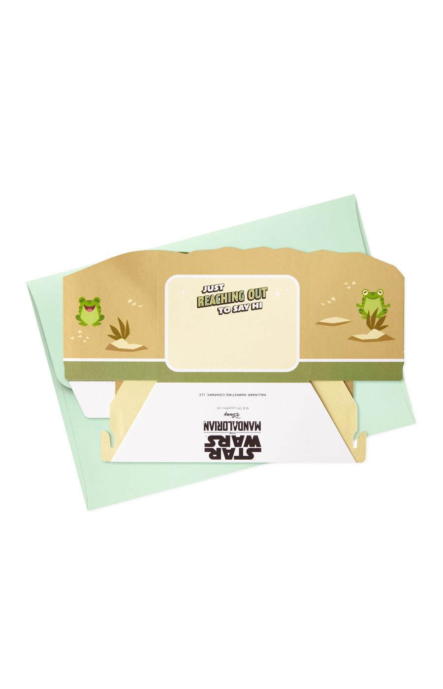 Hallmark Paper Wonder Reaching Out Star Wars Baby Yoda Pop Up Card - E64; image 2 of 5