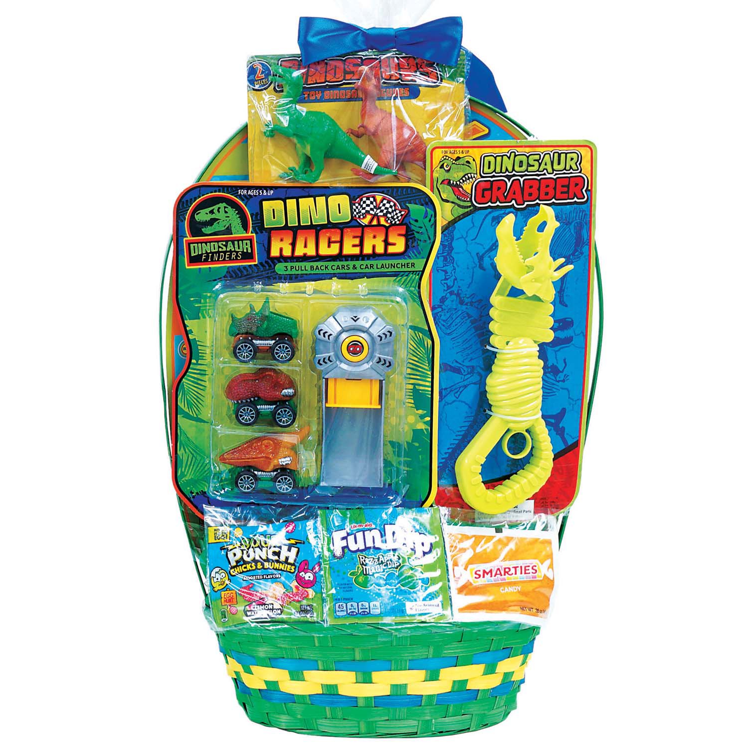 Wonder Treats Dino Racers Theme Easter Gift Basket Shop Gift Baskets