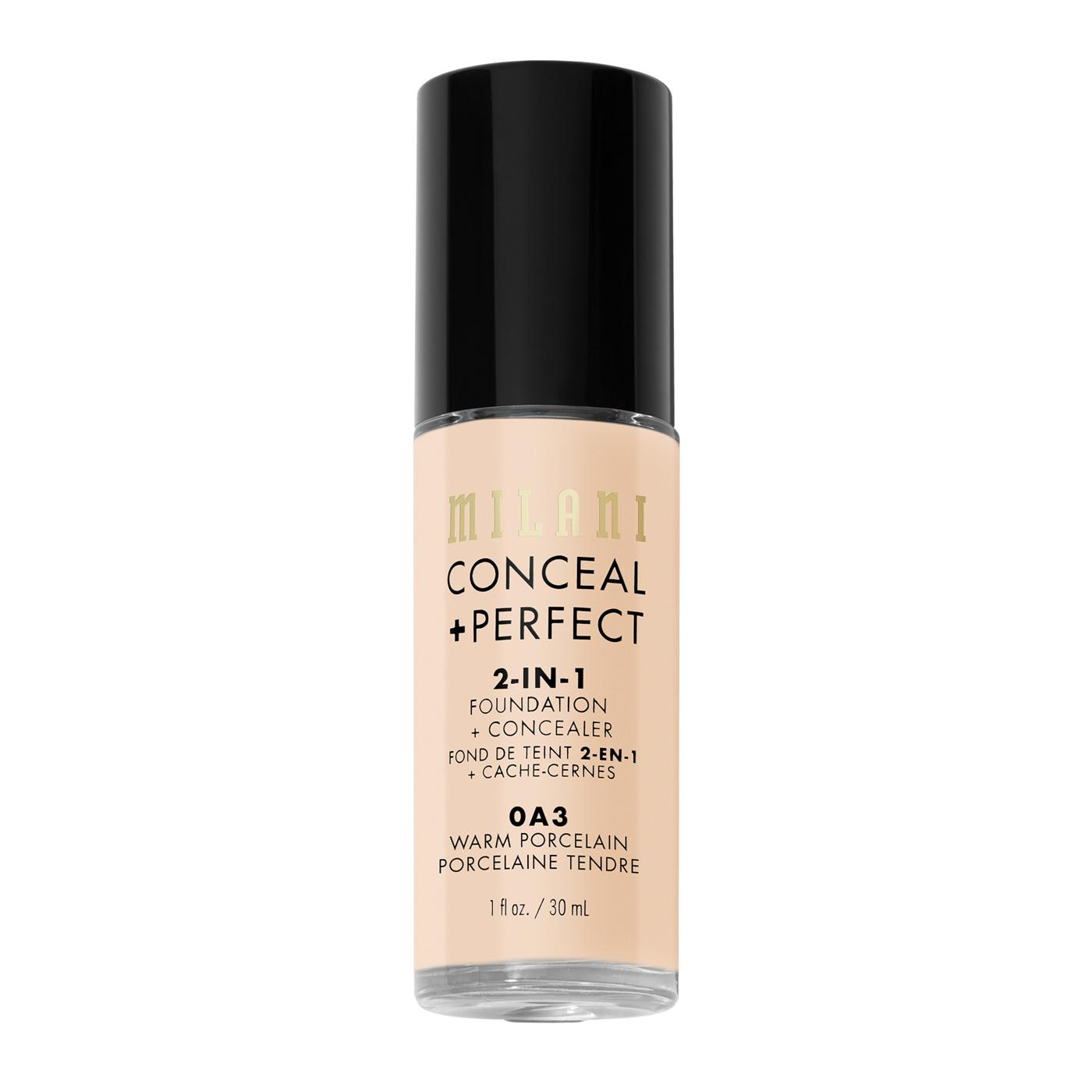 Milani Conceal + Perfect 2-in-1 Foundation + Concealer - Warm Porcelain; image 1 of 9