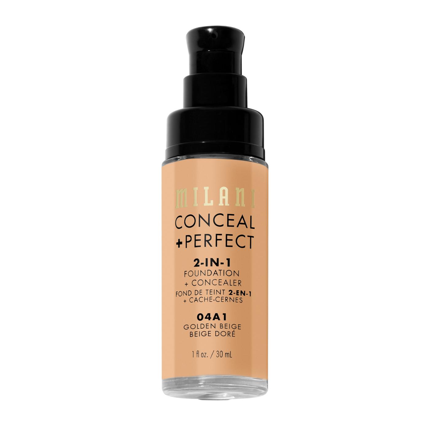 Milani Conceal + Perfect 2-in-1 Foundation + Concealer - Golden Beige; image 2 of 9