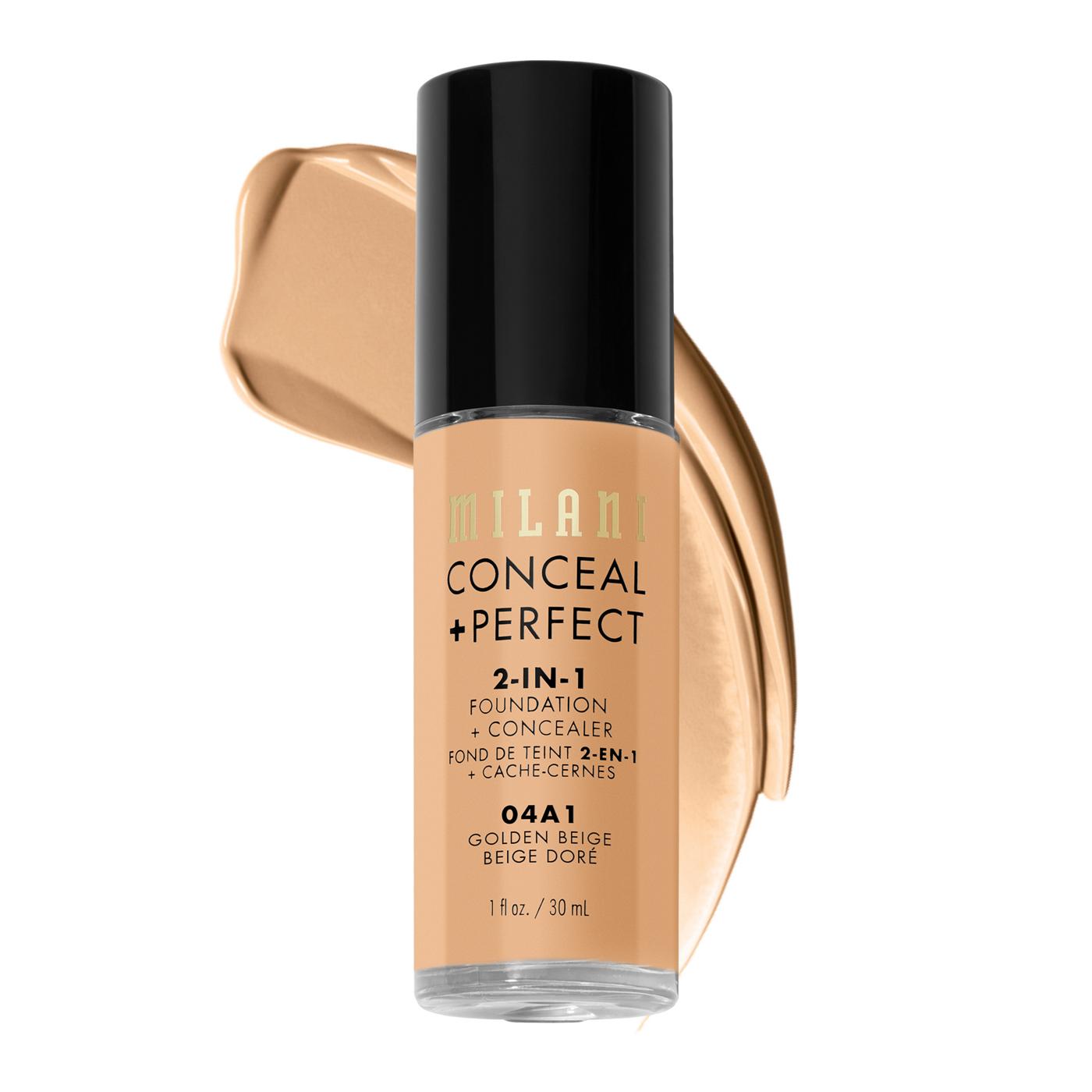 Milani Conceal + Perfect 2-in-1 Foundation + Concealer - Golden Beige; image 8 of 9