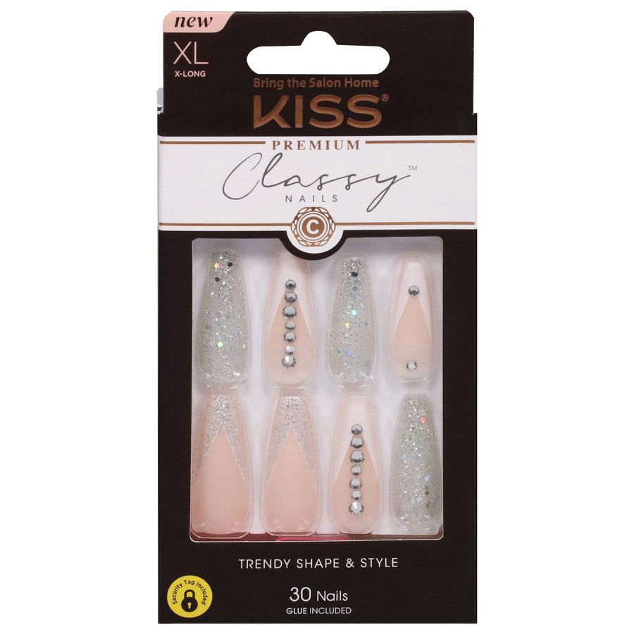 KISS Premium Classy XL Nails Sophisticated Shop Nail sets at HEB