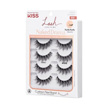 KISS Lash Couture Naked Drama - Taffeta, 4 ct