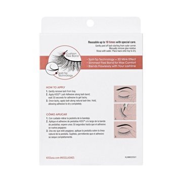 KISS Lash Couture Naked Drama - Taffeta, 4 ct