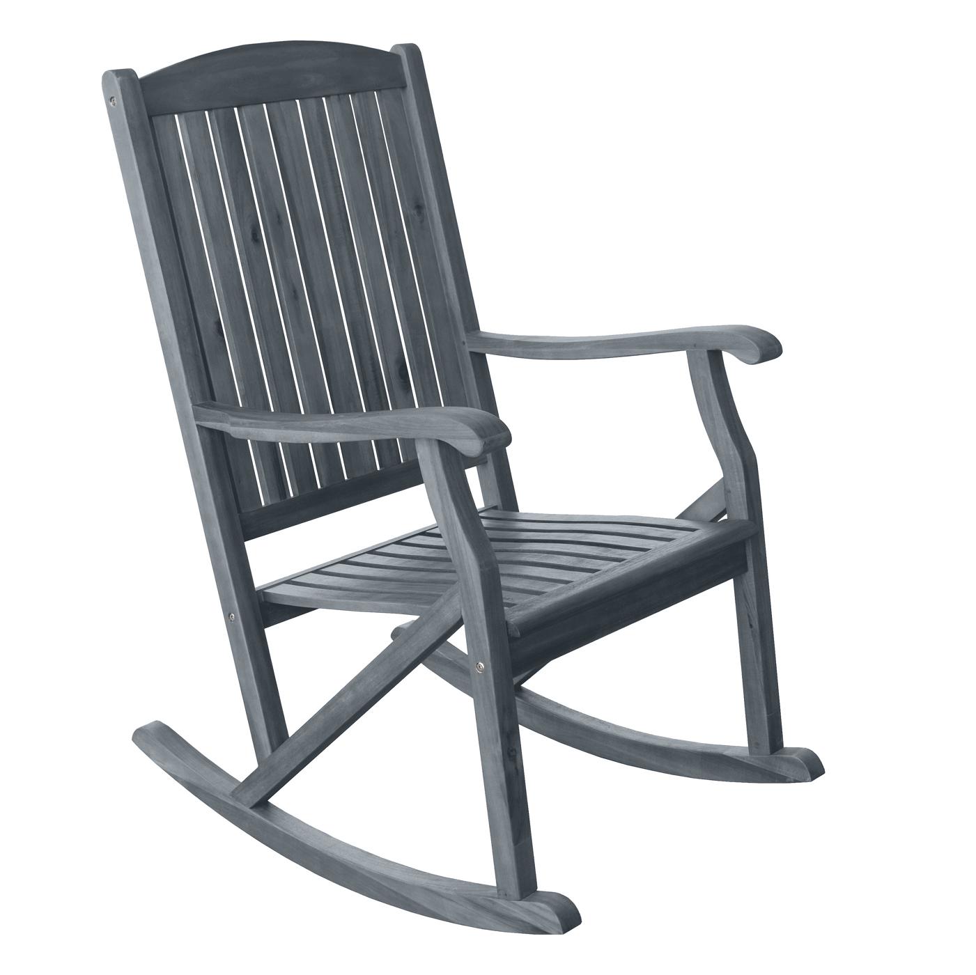 Leigh Country Sequoia III Patio Rocker in Greywash; image 1 of 2