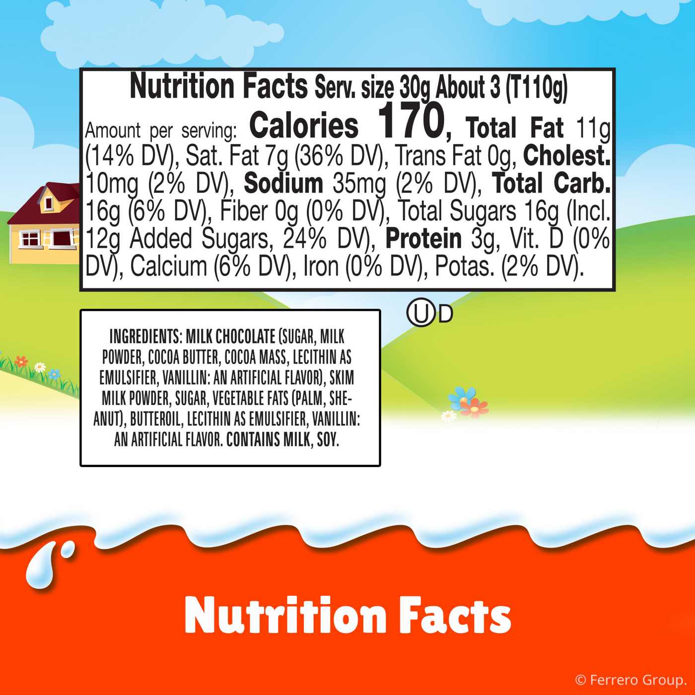 Kinder Hollow Milk Chocolate Easter Bunny; image 3 of 5