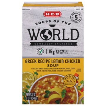 H-E-B Greek Recipe Lemon Chicken Soup