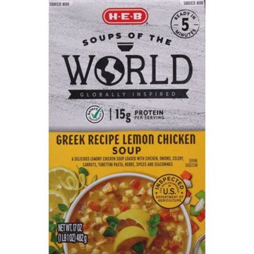 H-E-B Greek Recipe Lemon Chicken Soup