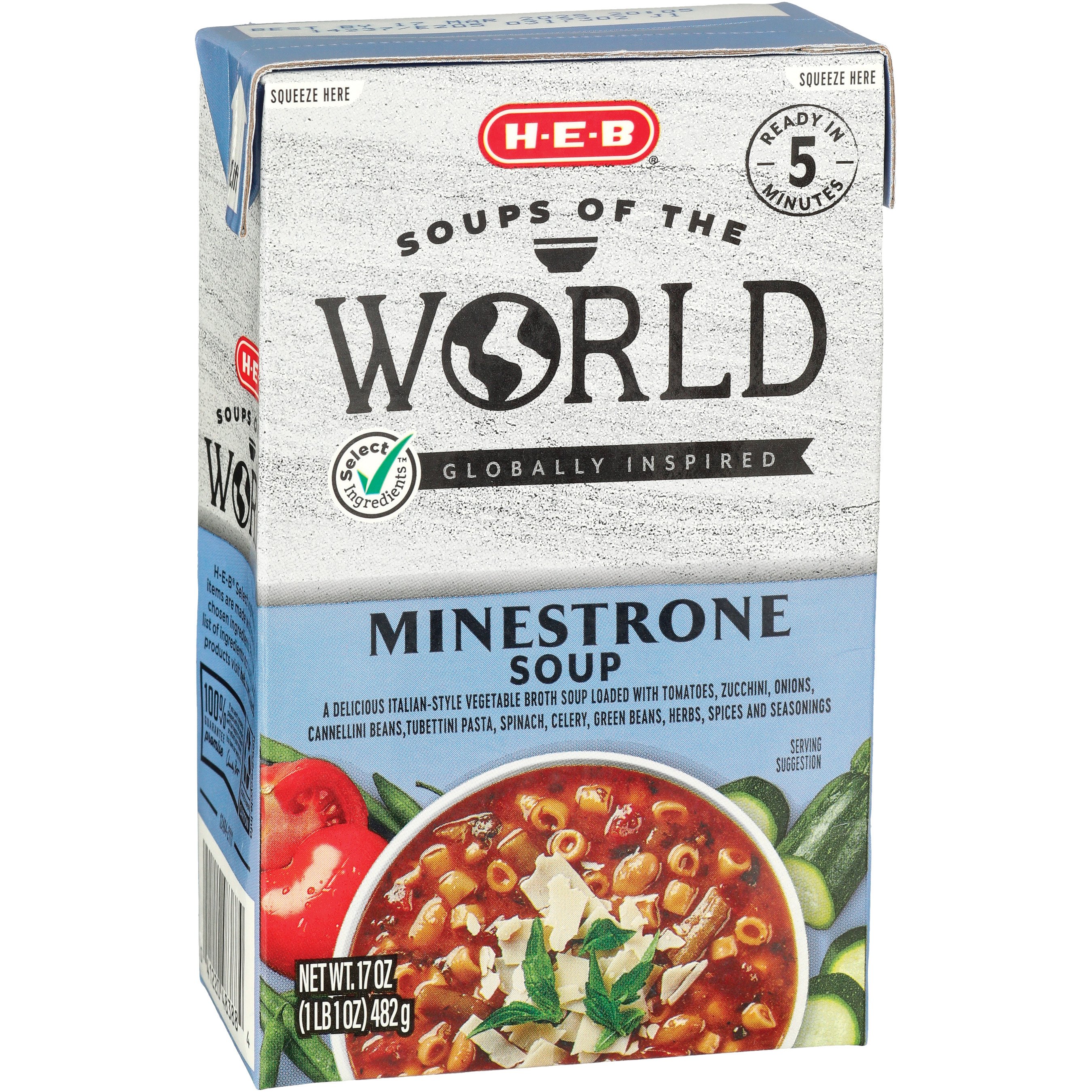 H-E-B Minestrone Soup - Shop Soups & Chili At H-E-B