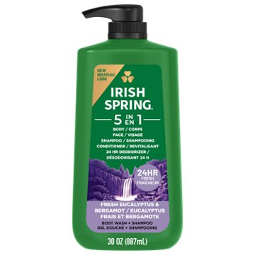 Irish Spring 5-in-1 Body Wash for Men, 30 oz