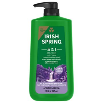 Irish Spring 5-in-1 Body Wash for Men, 30 oz