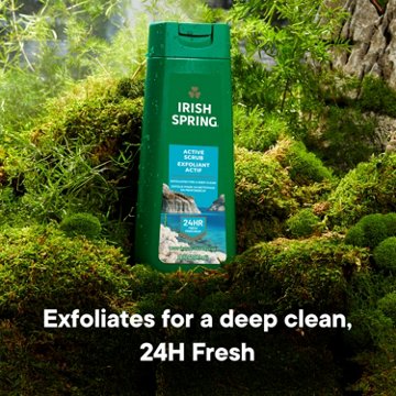 Irish Spring Active Scrub Body Wash for Men