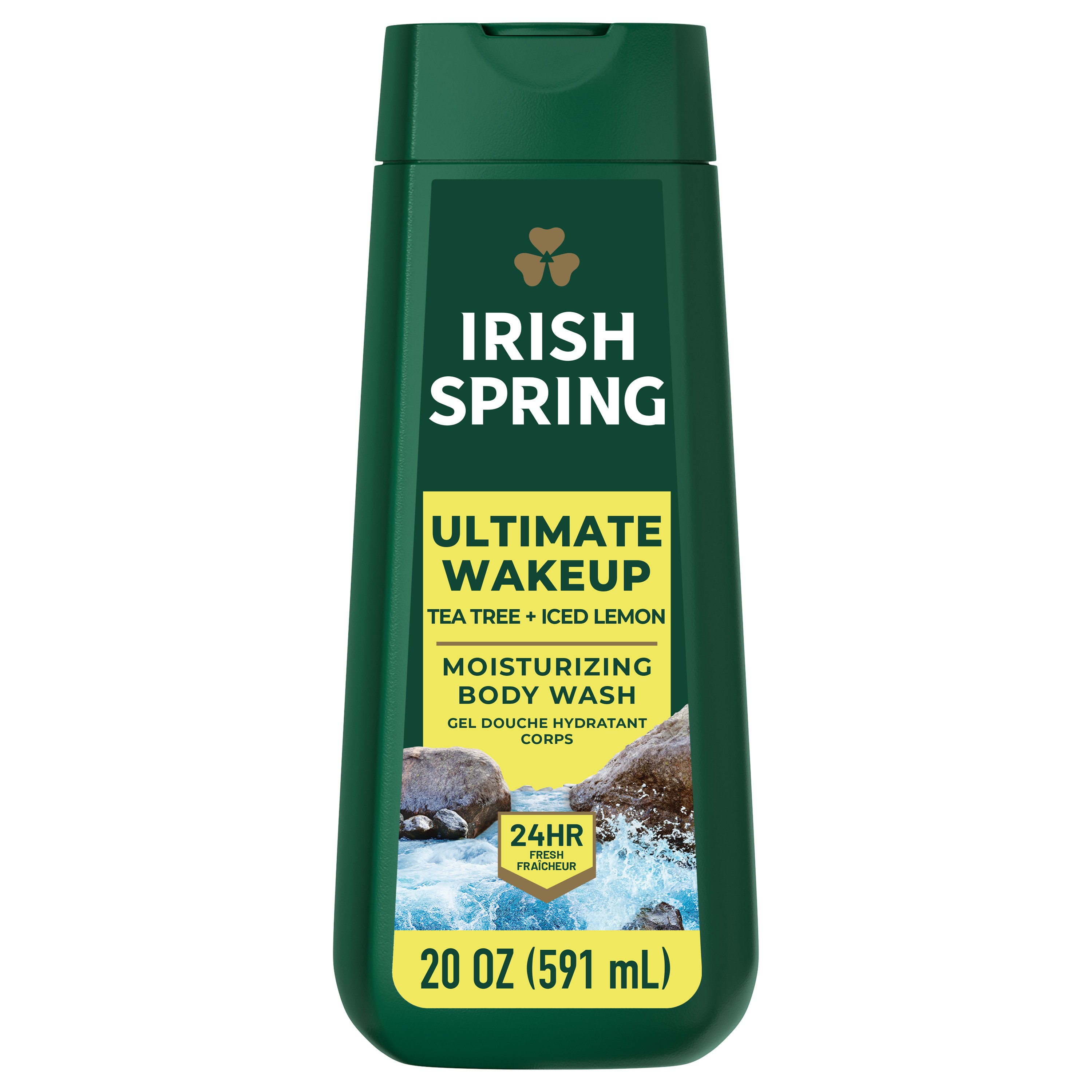 Irish Spring Ultimate Wakeup Moisturizing Face + Body Wash - Tea Tree ...