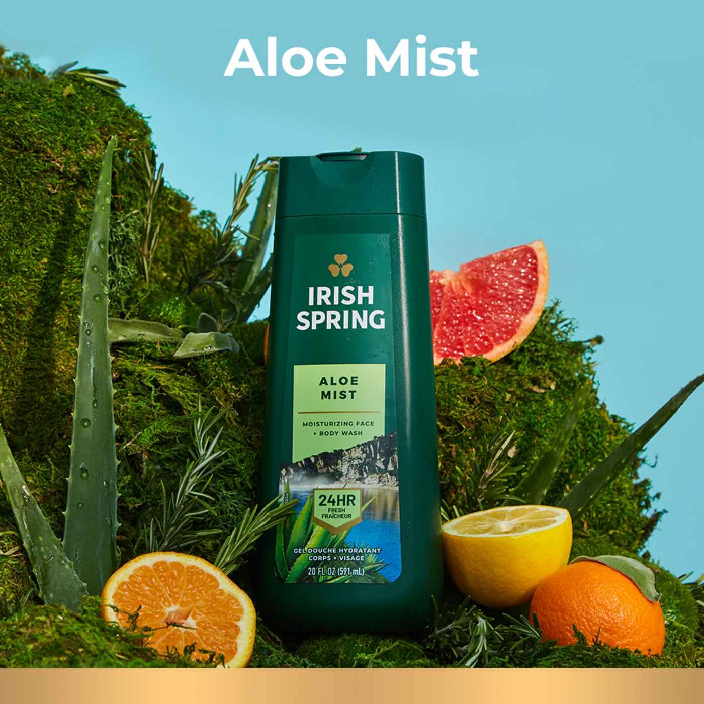 Irish Spring Moisturizing Face + Body Wash - Aloe Mist; image 3 of 9