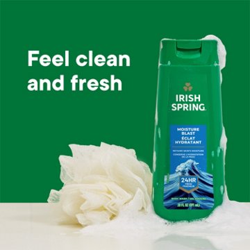 Irish Spring Moisturizing Face + Body Wash - Moisture Blast