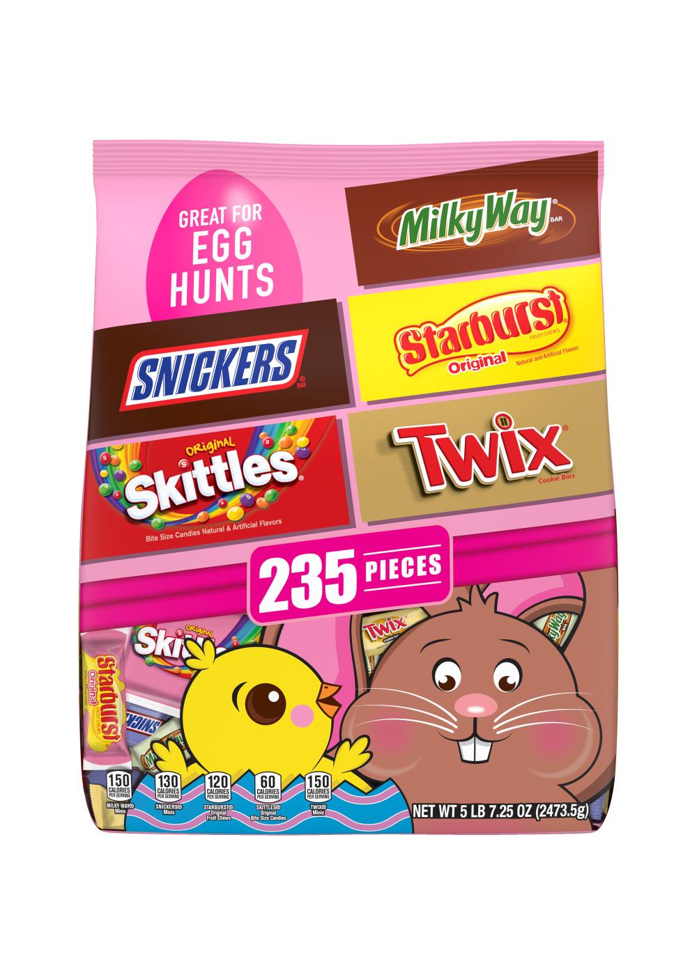 Snickers, Skittles, Twix, Starburst, & Milky Way Assorted Easter Candy; image 1 of 6