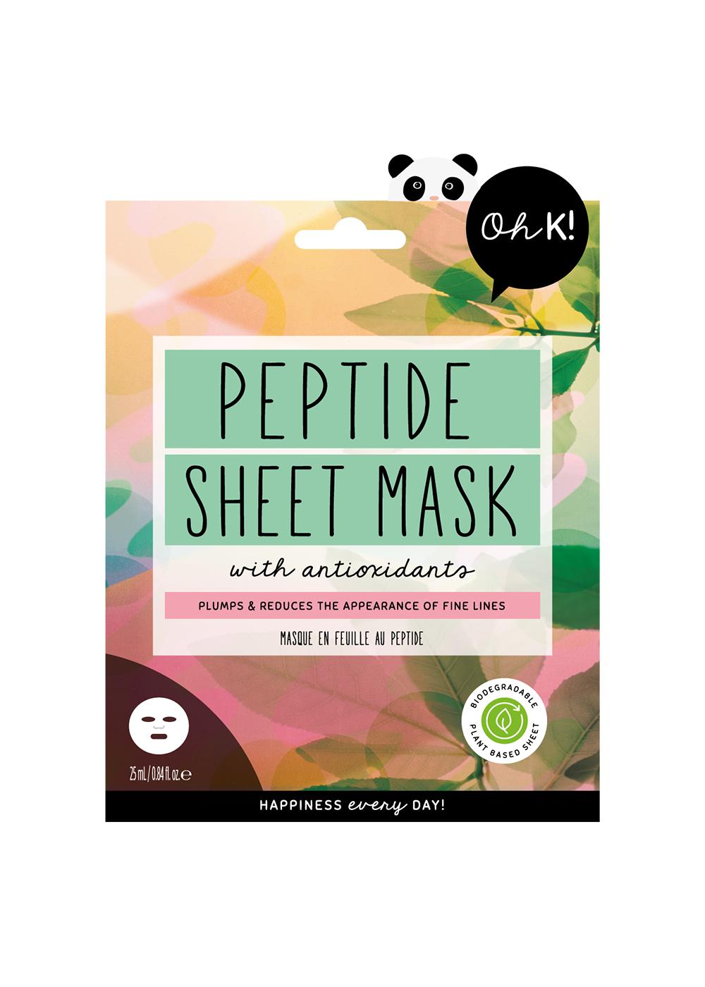 Oh K Peptide Sheet Mask with Antioxidants; image 1 of 2