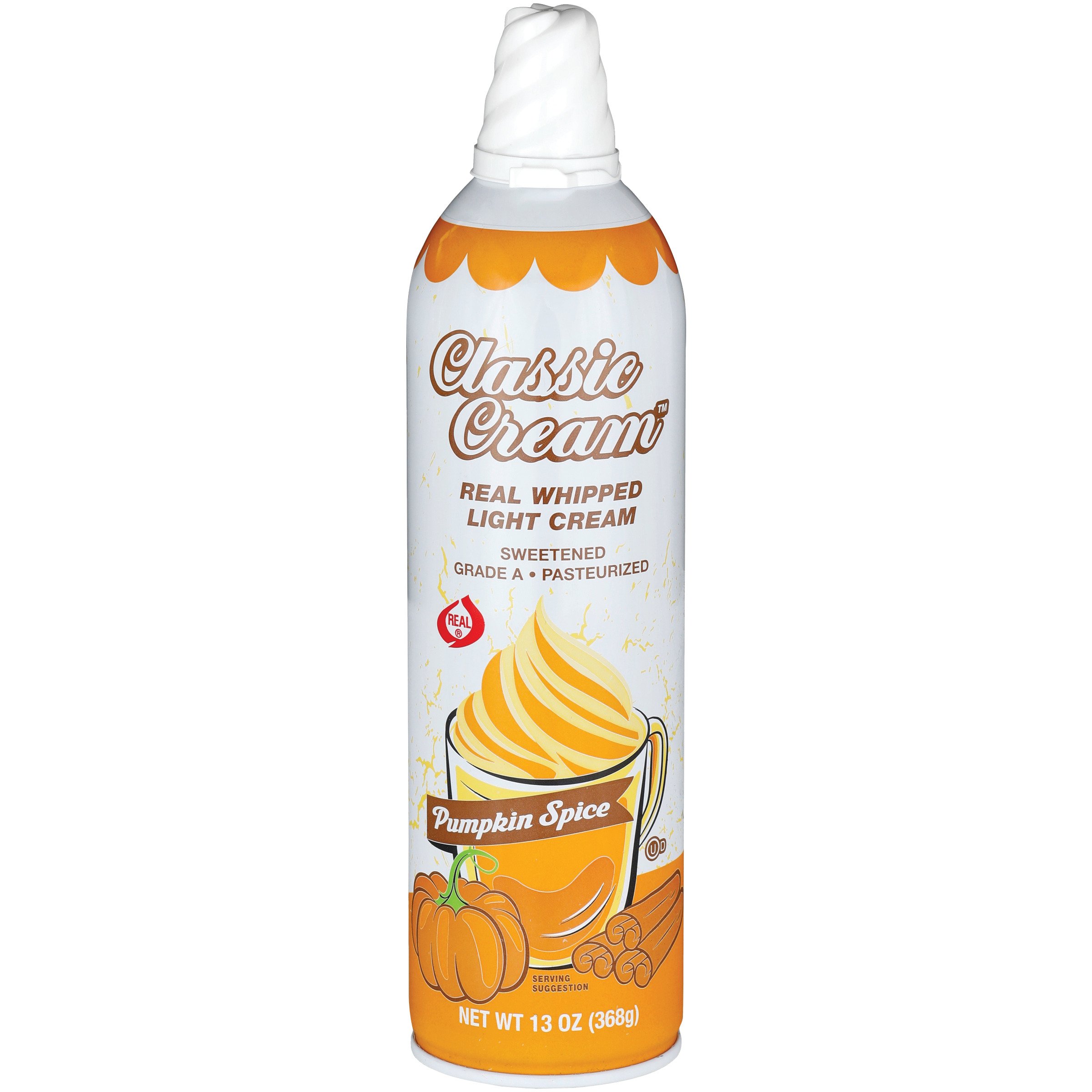Classic Cream Pumpkin Spice Whipped Cream Topping Shop Coffee creamer