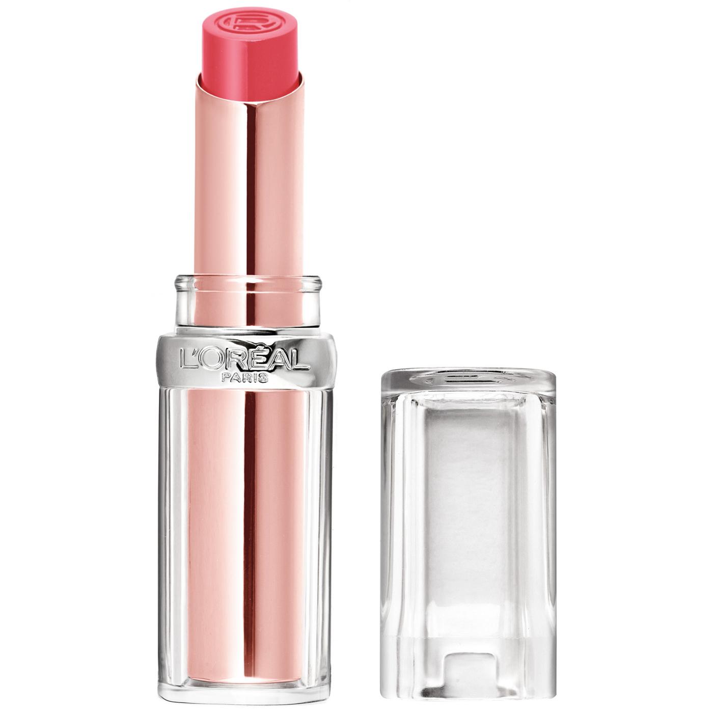 L'Oréal Paris Glow Paradise Balm-in-Lipstick with Pomegranate Extract Peach Charm; image 1 of 6