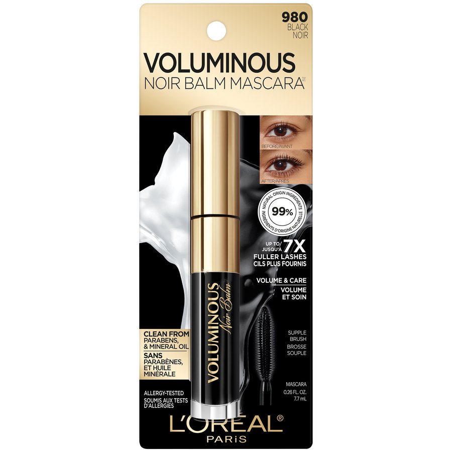 L'Oréal Paris Voluminous Noir Balm Volumizing, Caring Mascara Black