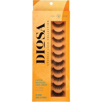 Diosa Artificial Lashes - Cora, 10 pairs