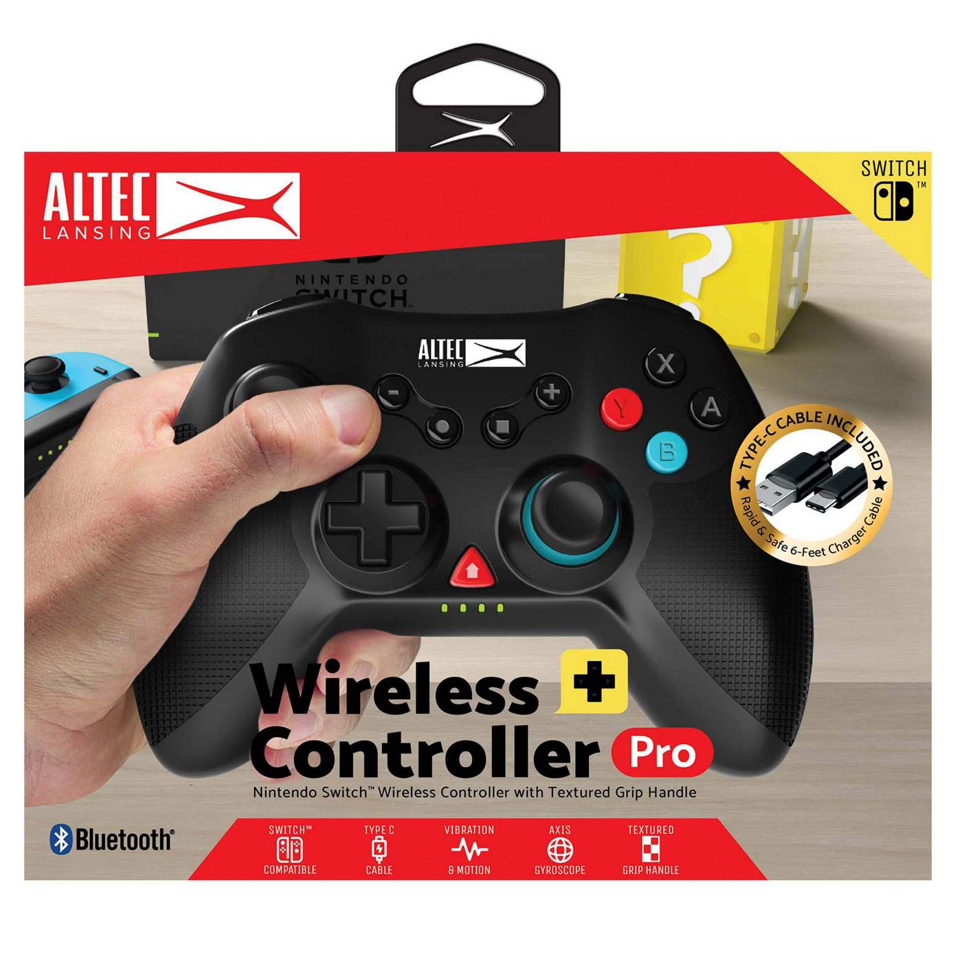 Altec Lansing Nintendo Switch Wireless + Gaming Controller Pro; image 1 of 3