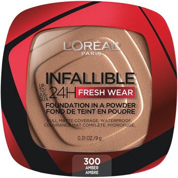 L'Oréal Paris Infallible Up to 24H Fresh Wear Foundation in a Powder Amber-300