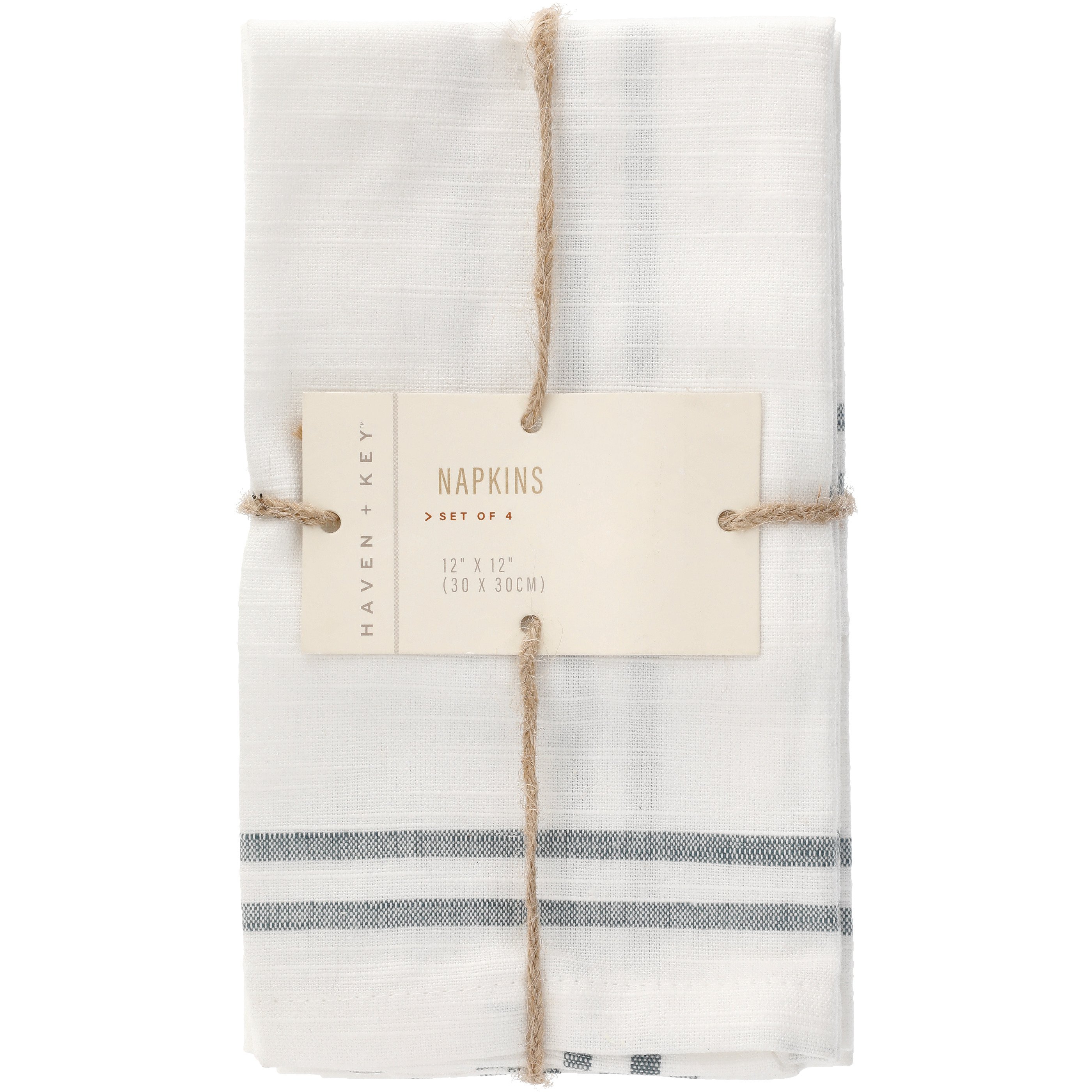 Haven + Key Cotton Napkins – Blue Dust Stripes - Shop Kitchen Linens at ...