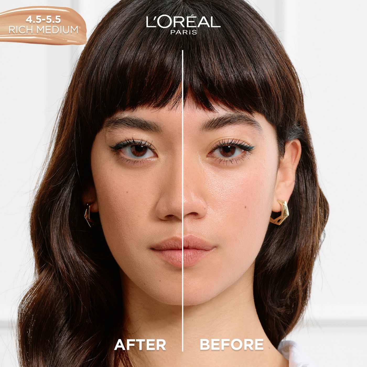 L'Oréal Paris True Match Hyaluronic Tinted Serum Foundation Makeup - Rich Medium 4.5-5.5; image 3 of 8