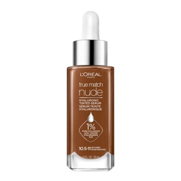 L'Oréal Paris True Match Hyaluronic Tinted Serum Foundation Makeup - Rich Deep 10.5-11
