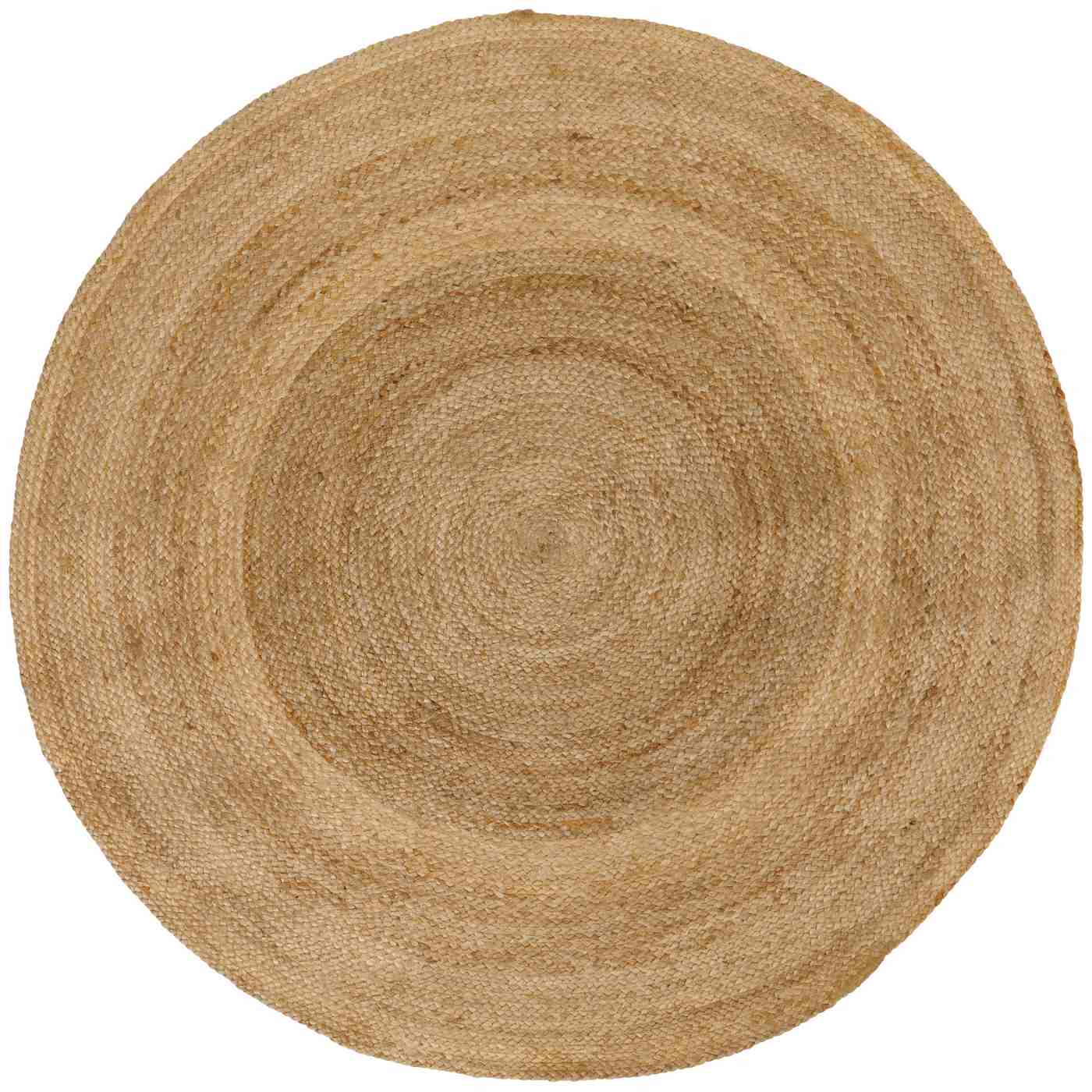 Haven + Key Round Jute Accent Rug - Tan; image 1 of 3