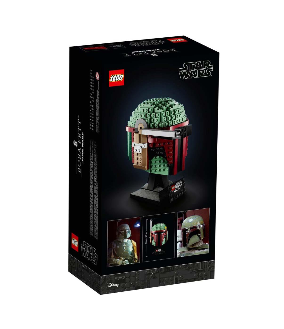 Lego Star Wars Boba Fett Helmet Model Kit; image 3 of 4