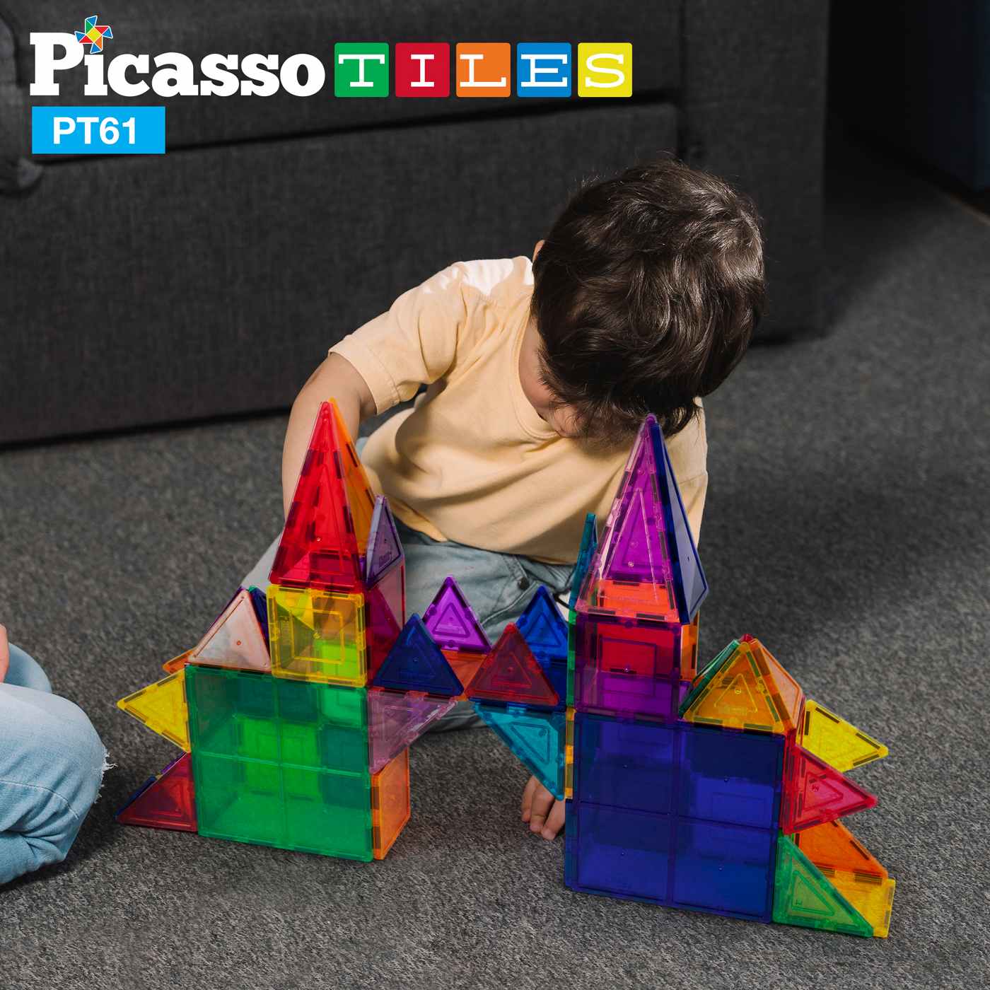 Picasso Tiles 3-D Magnetic Building Tiles; image 4 of 7