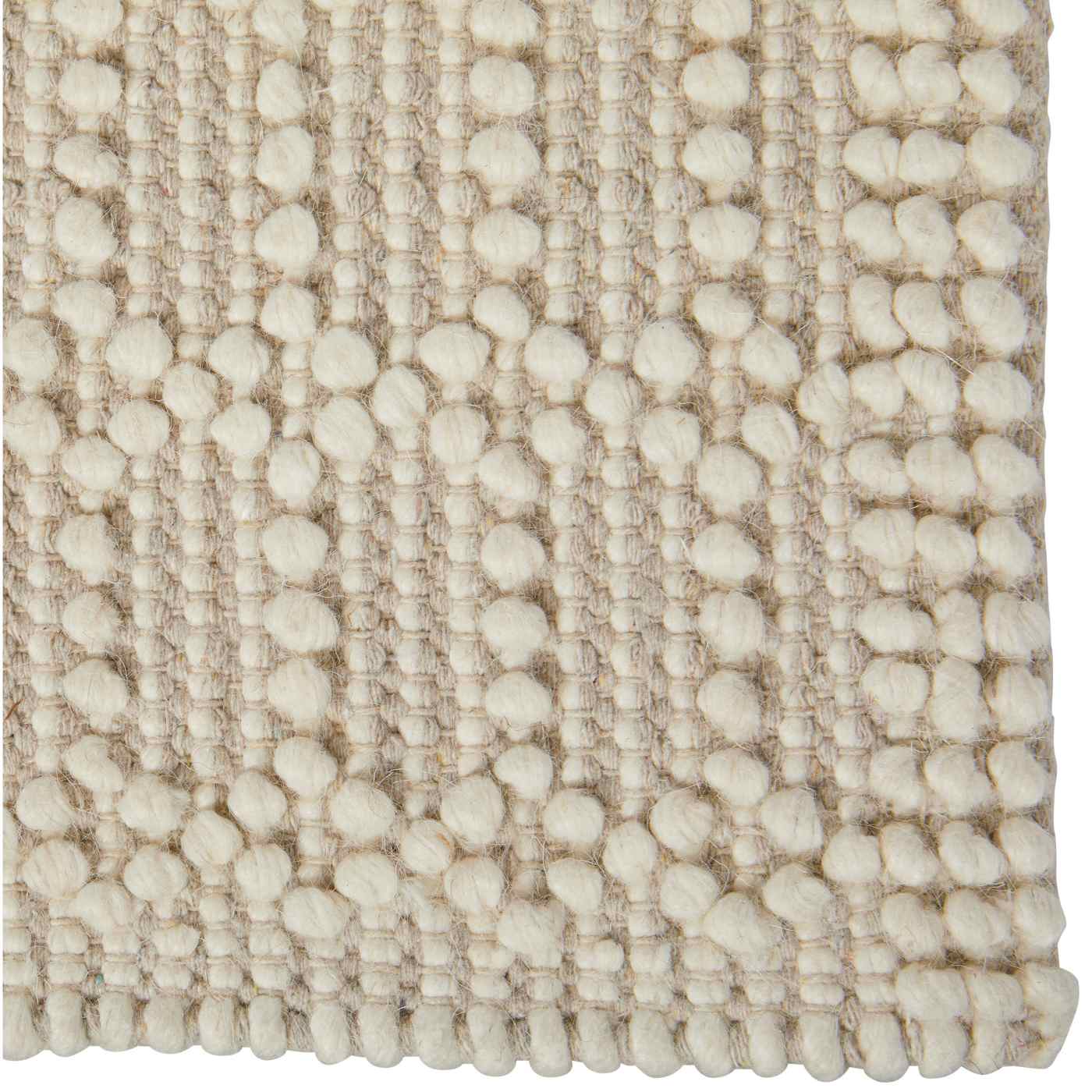 Haven + Key Wool Area Rug Cream Shop Rugs & mats at HEB