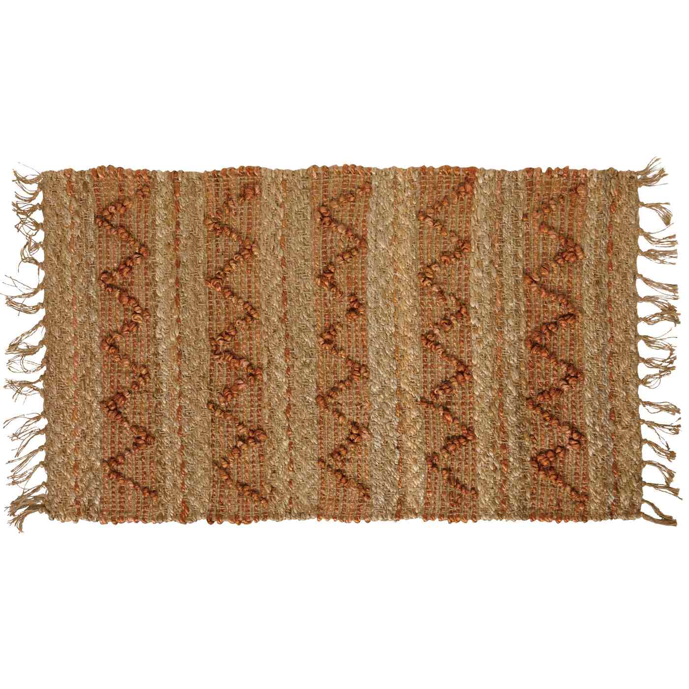 Haven + Key Jute Accent Rug - Terracotta; image 1 of 2